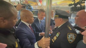 Transportation Secretary rides NYC subway, calls conditions unsafe as federal funding hangs in the balance
